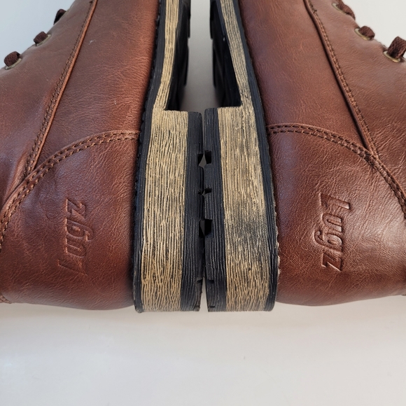 LUGS women size 8 ankle lace up boots - Picture 6 of 9